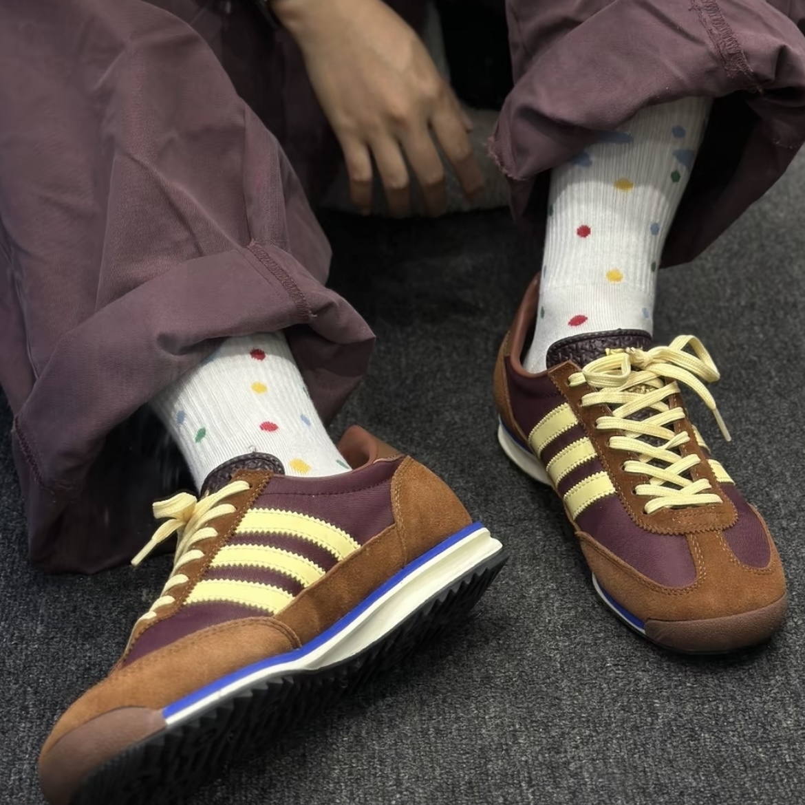 ADIDAS ORIGINALS SL72 OG 棕色咖啡 奶黃大地色 復古 麂皮 IE3425