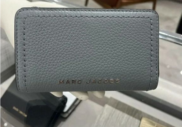 [S] MARC JACOBS 4P3SMP042S02 COMPACT ZIP WALLET,MARSHMALLOW MULTI, 196611056793 (SMJ219)
