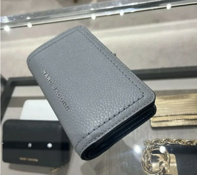 [S] MARC JACOBS 4P3SMP042S02 COMPACT ZIP WALLET,MARSHMALLOW MULTI, 196611056793 (SMJ219)