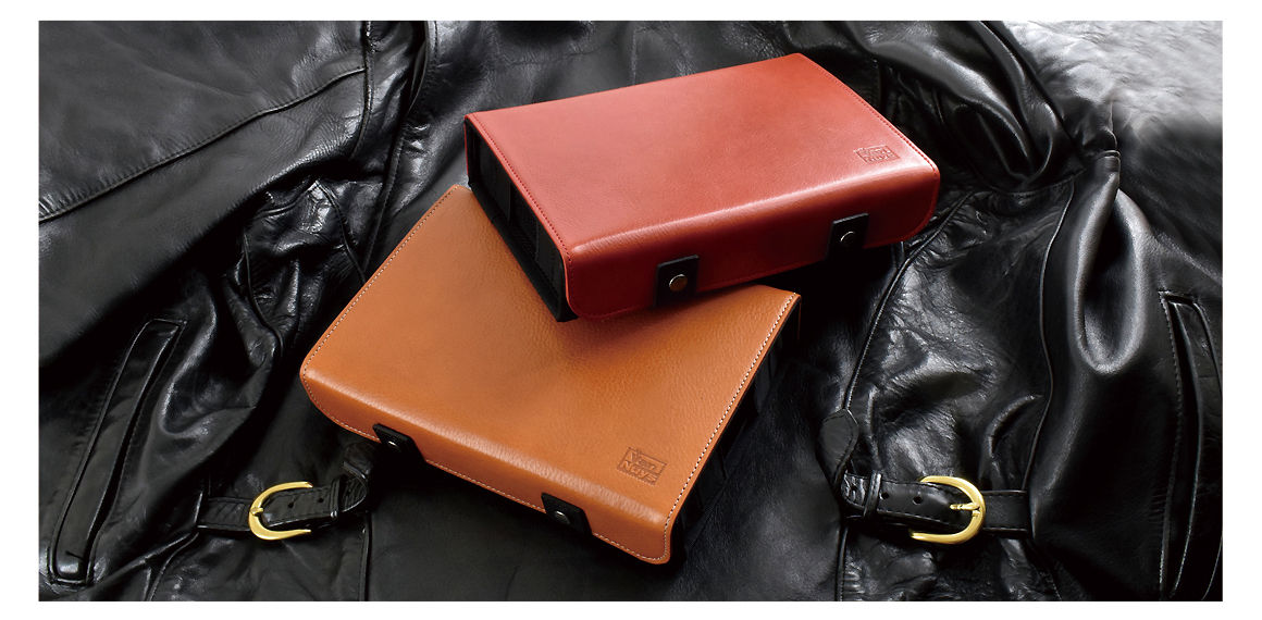 VanNuys E047 Premium Cowhide leather Earphone Case