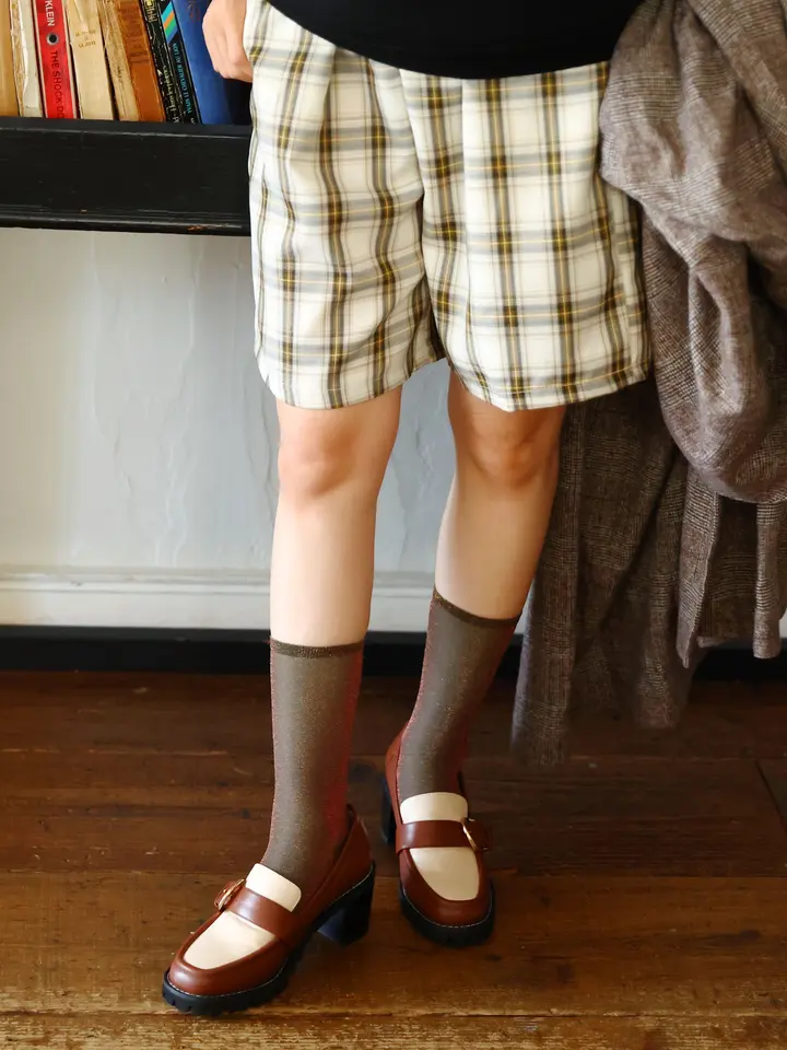 [連線優惠] 靴下屋 微透膚光澤短襪