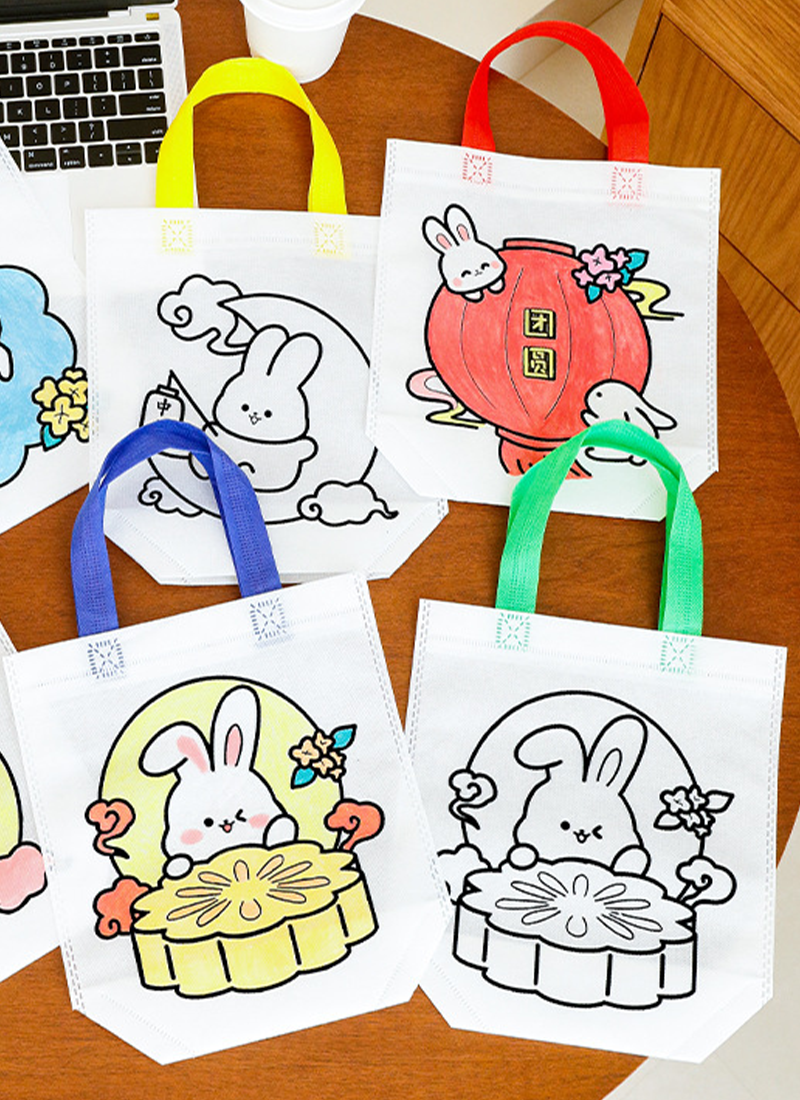 可愛中秋節塗鴉袋 A3098