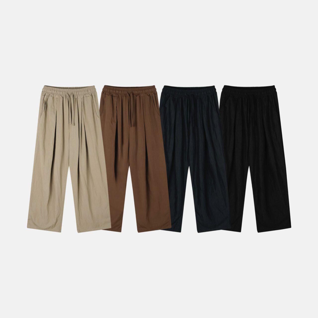 淨色鬆身褲 PEACOCK-152P