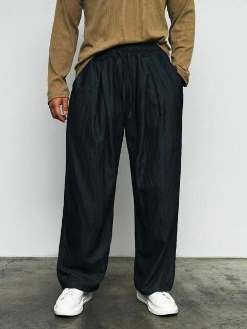 淨色鬆身褲 PEACOCK-152P