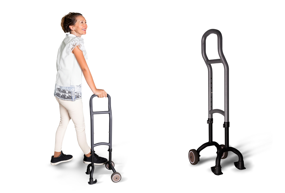 一馬當先推車式手杖