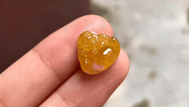 723360 翡翠蜜糖黃佛公