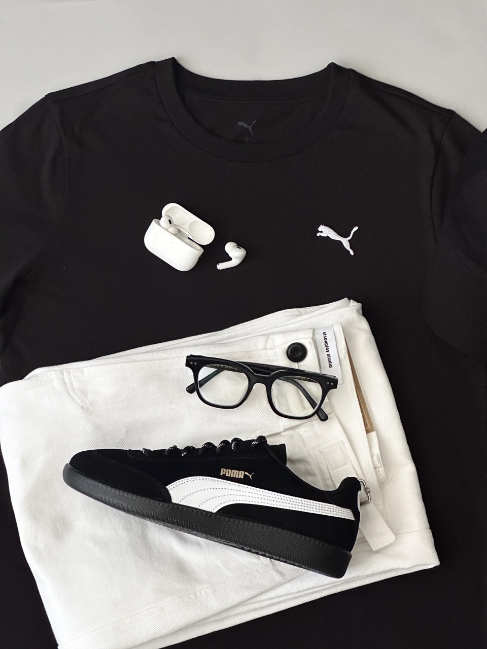 PUMA 9-T SUEDE 黑白 黑色 德訓鞋 男女鞋 406756-05 / 預購