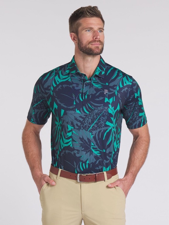 PUMA x PALM TREE CREW Palm Glitch 男士 Polo 上衣(版型偏大)#62683201