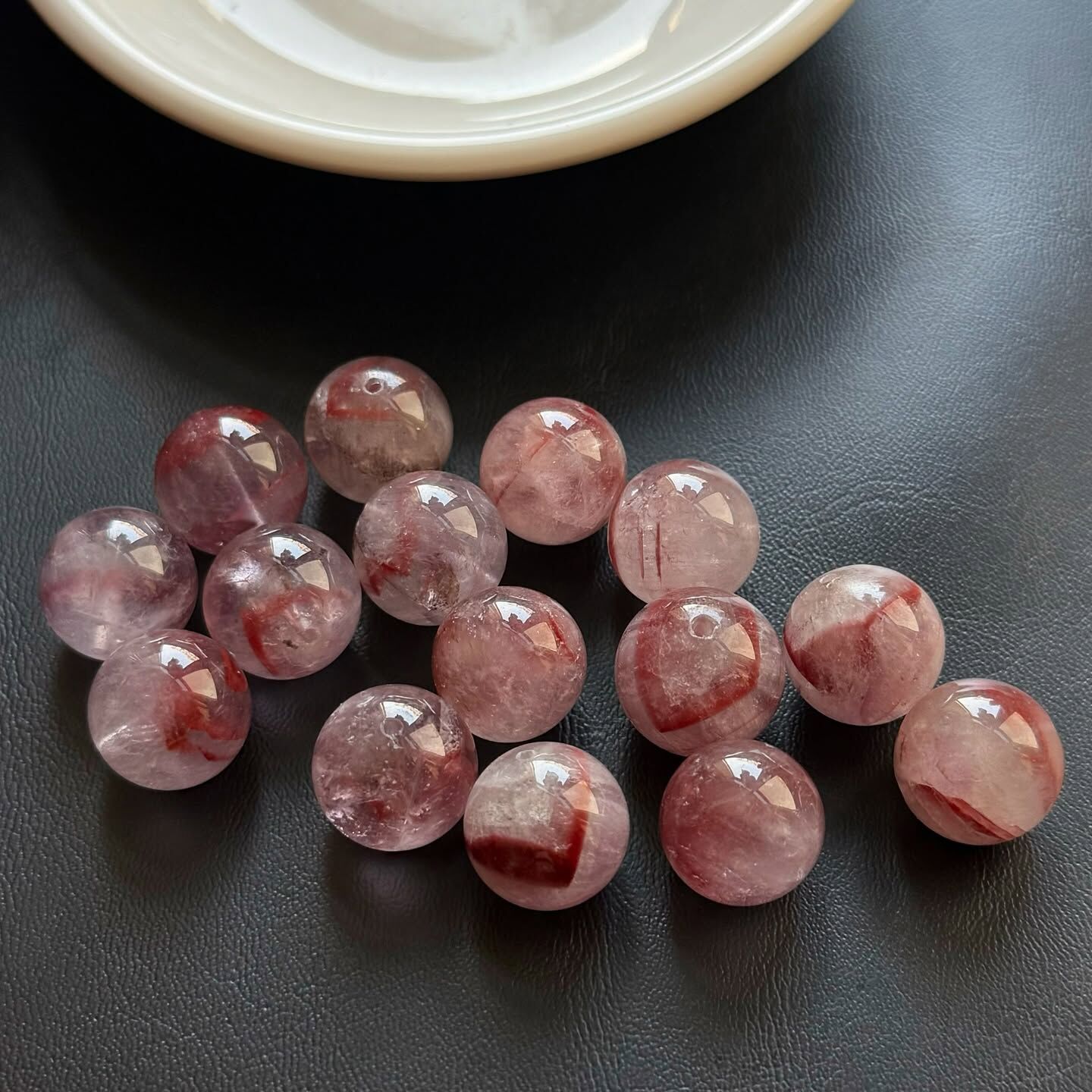 [原石] 塔山極光23 （通孔）串珠 約 13mm 單顆販售