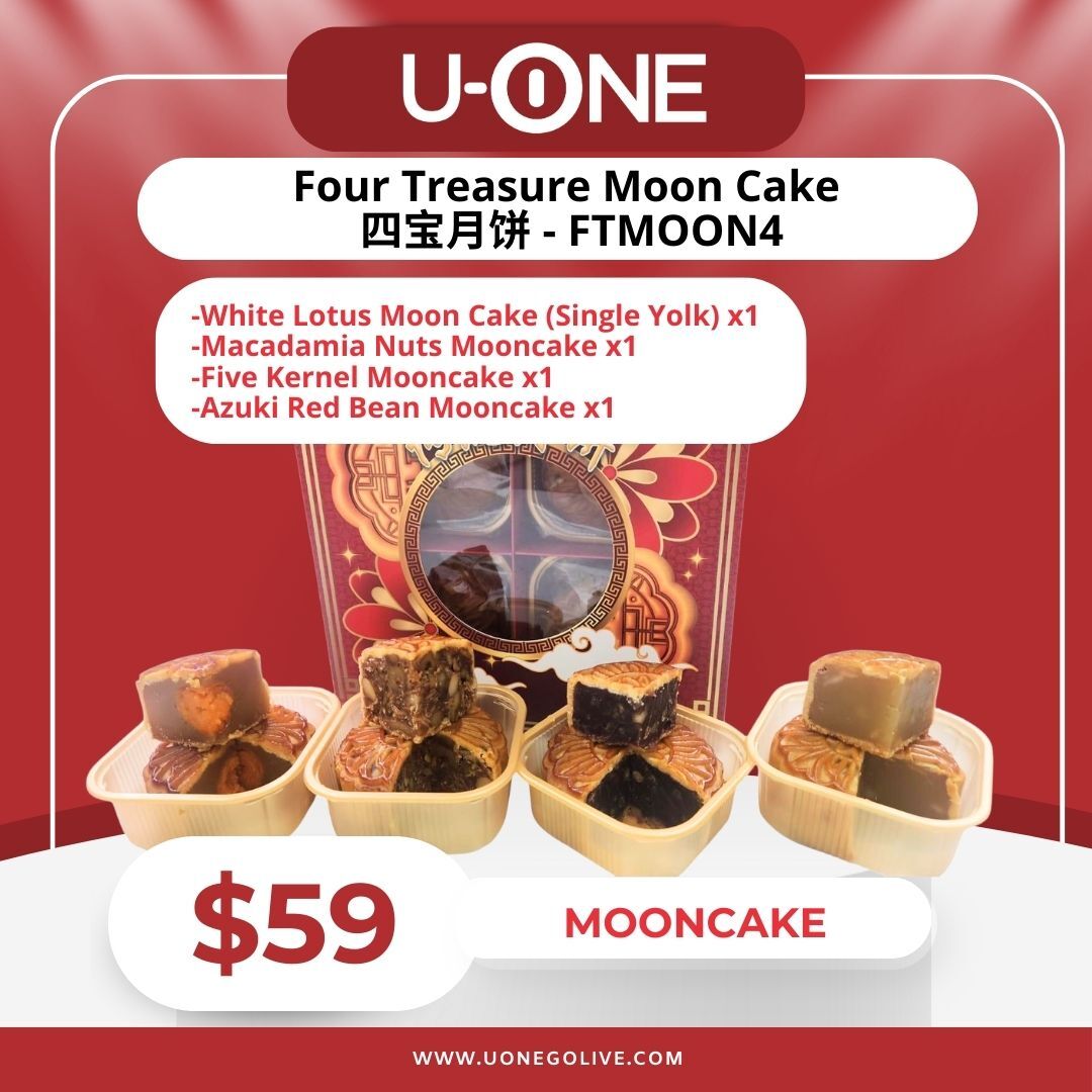 Four Treasure Moon Cake 四宝月饼 - FTMOON4