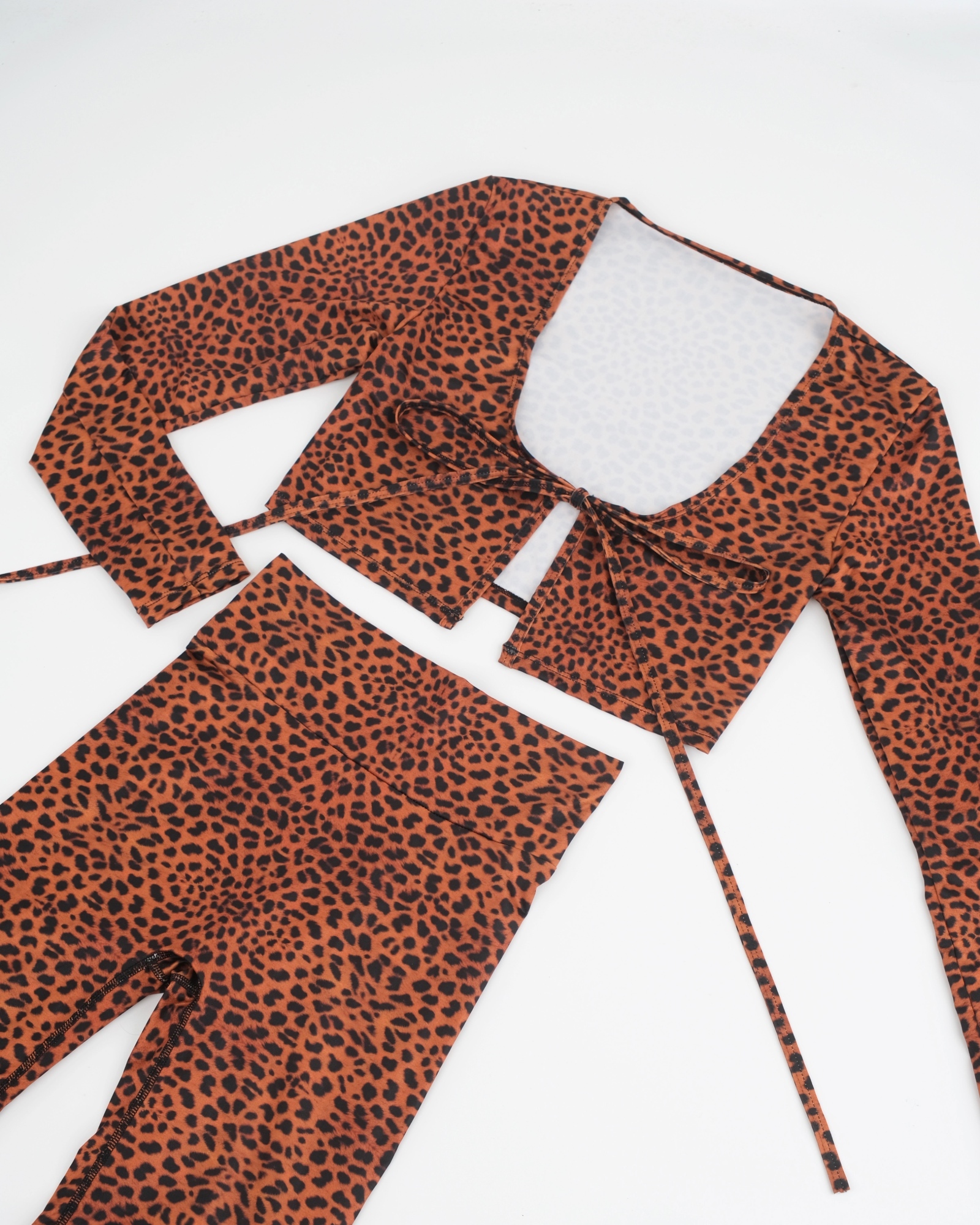 【巧克力豹紋】MOON 合身水母褲