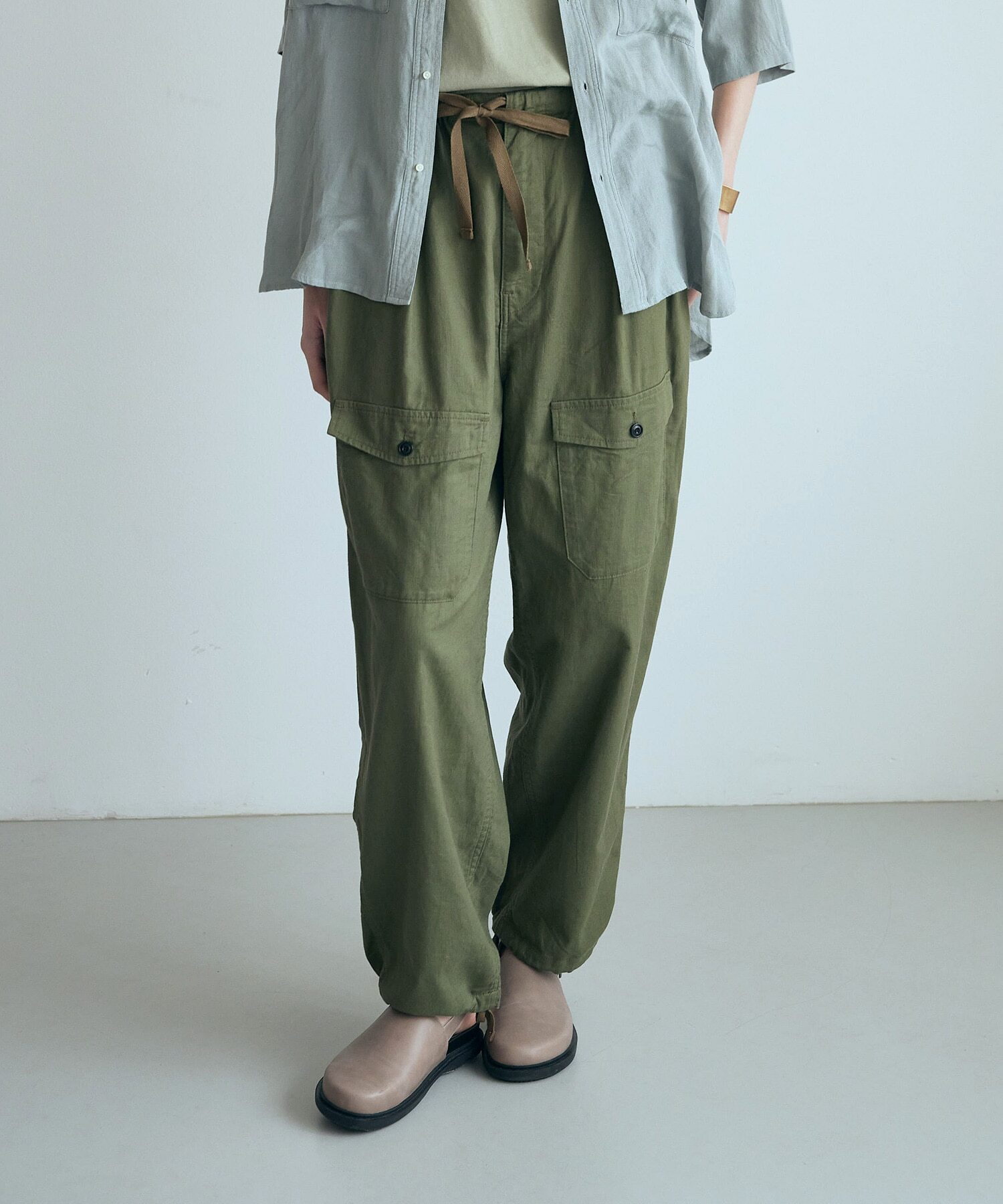 法式軍裝風格長褲