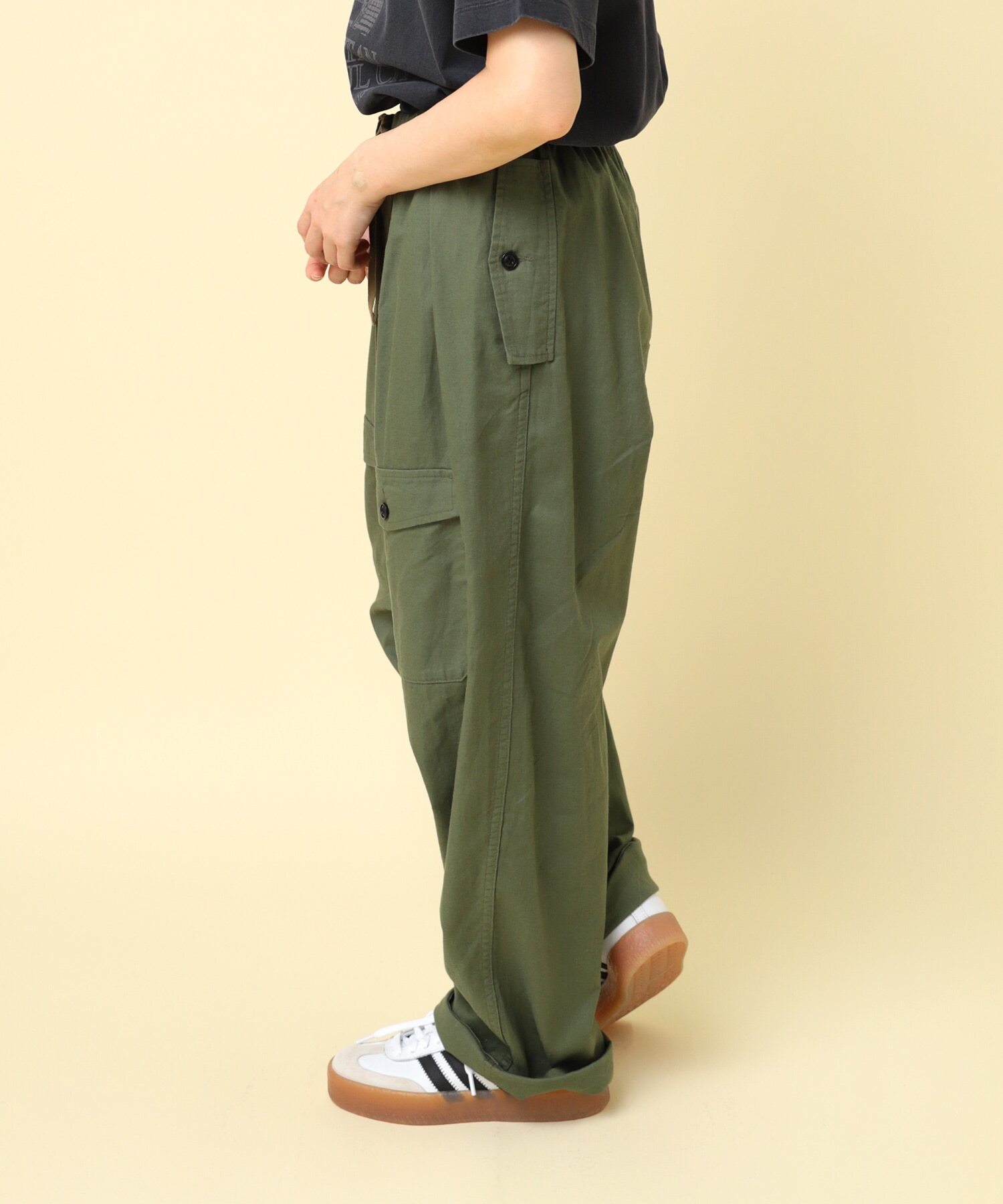 法式軍裝風格長褲