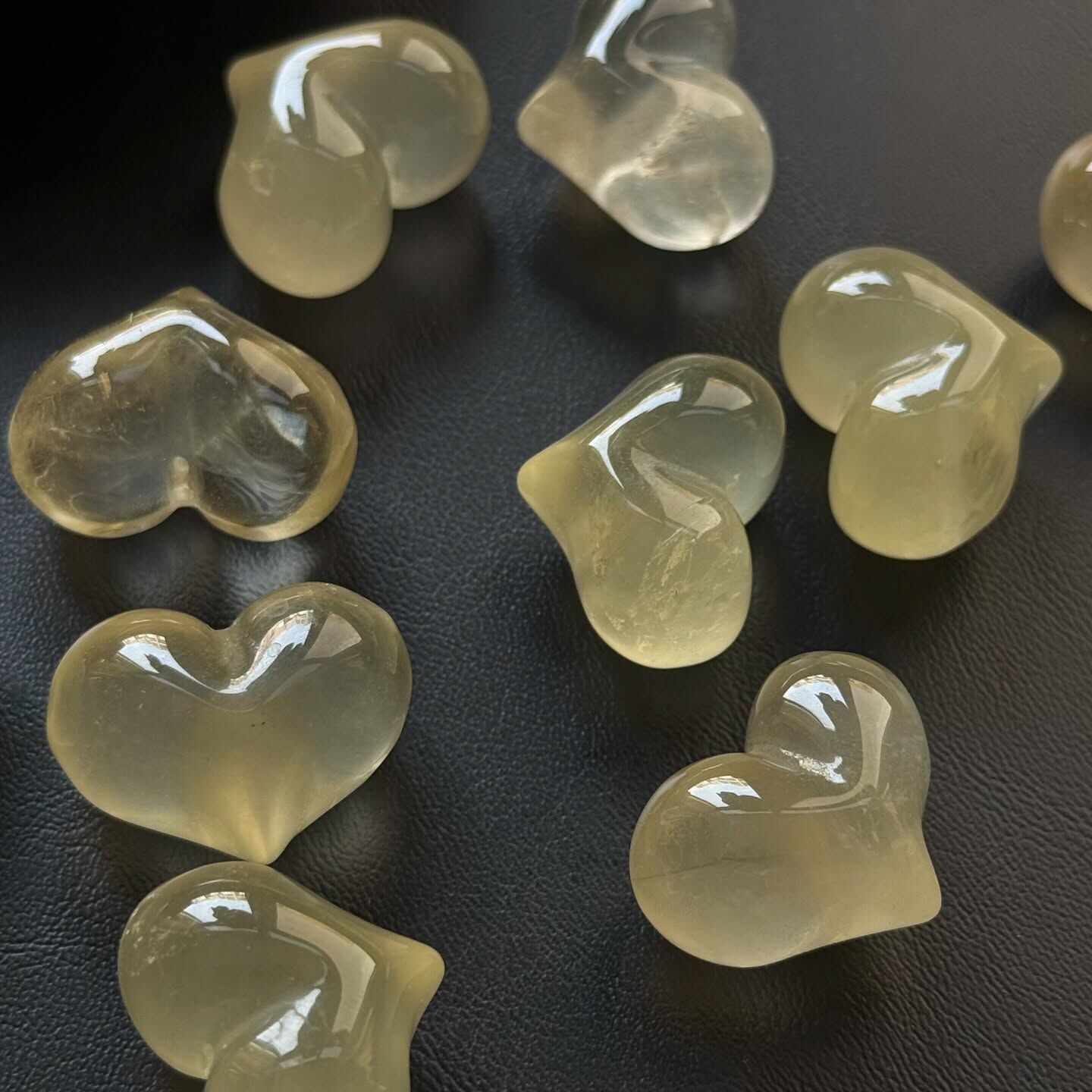 [原石] 檸檬黃水晶 小愛心