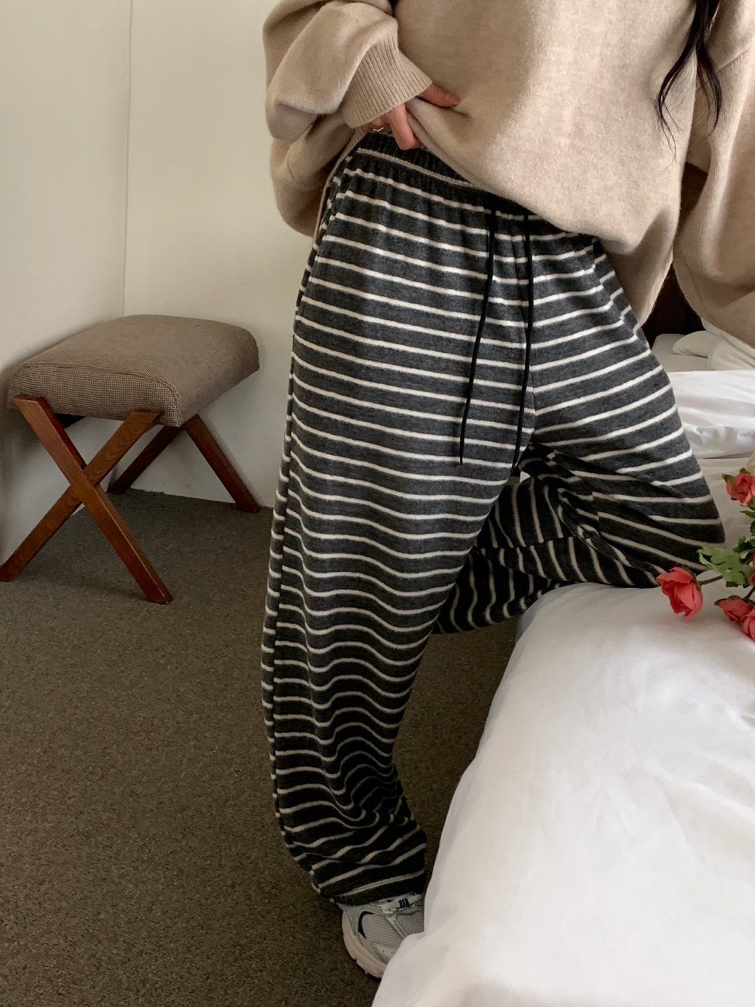 橫間可束腳運動褲 MB-017P