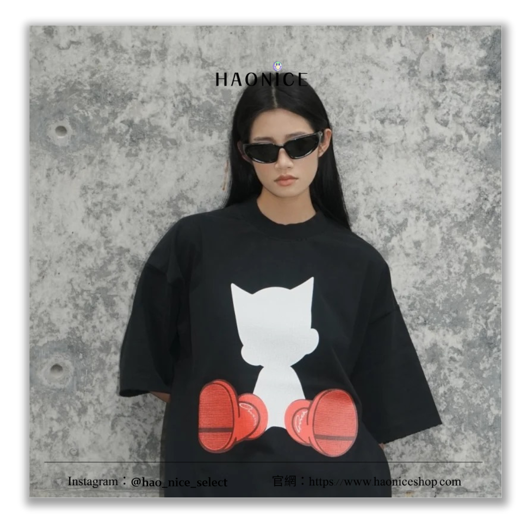 【HAO NICE】100%正品 GEWA・GEMA 潮流精品🔥原子小金剛 厚磅圓領短袖 短T