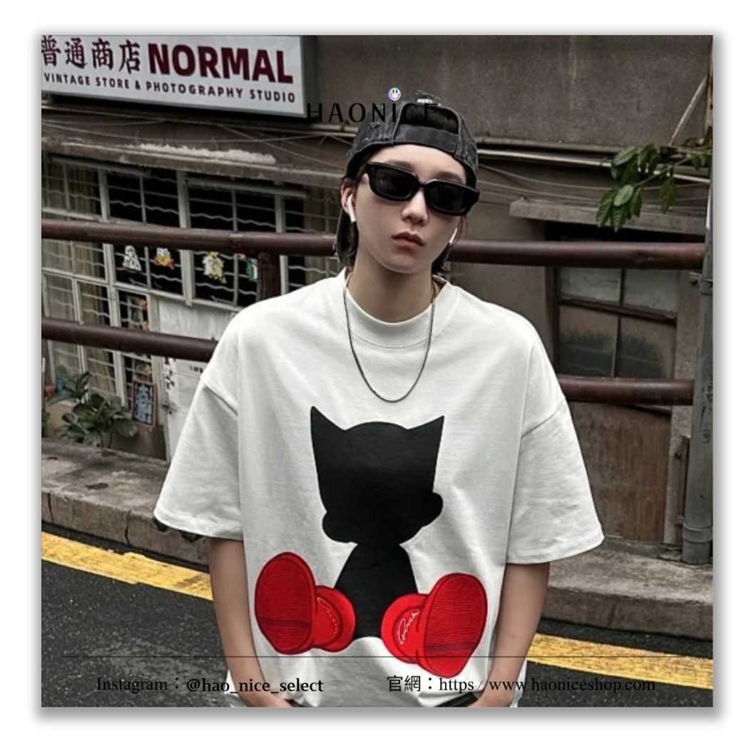 【HAO NICE】100%正品 GEWA・GEMA 潮流精品🔥原子小金剛 厚磅圓領短袖 短T