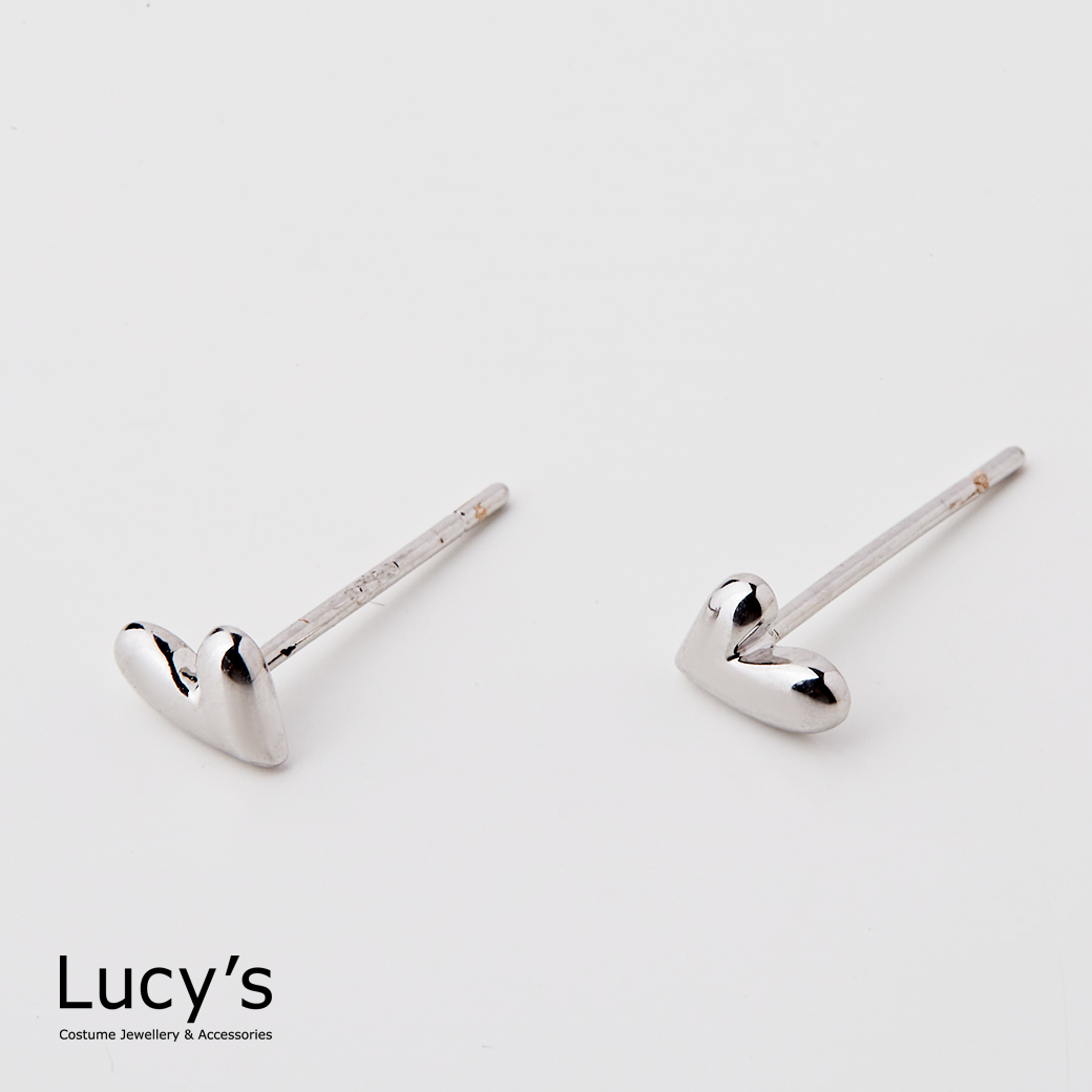 小愛心 耳環 (三色) (113575/113576/113577)