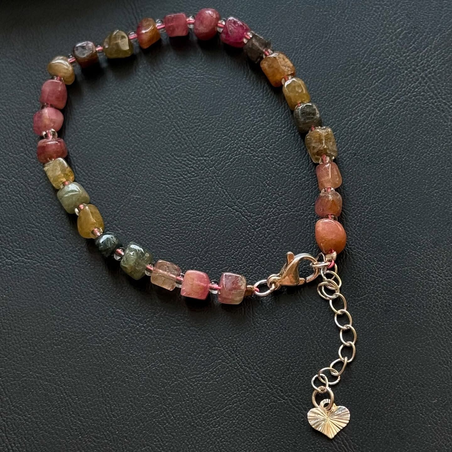 [原石] 西瓜碧璽 水晶手鏈