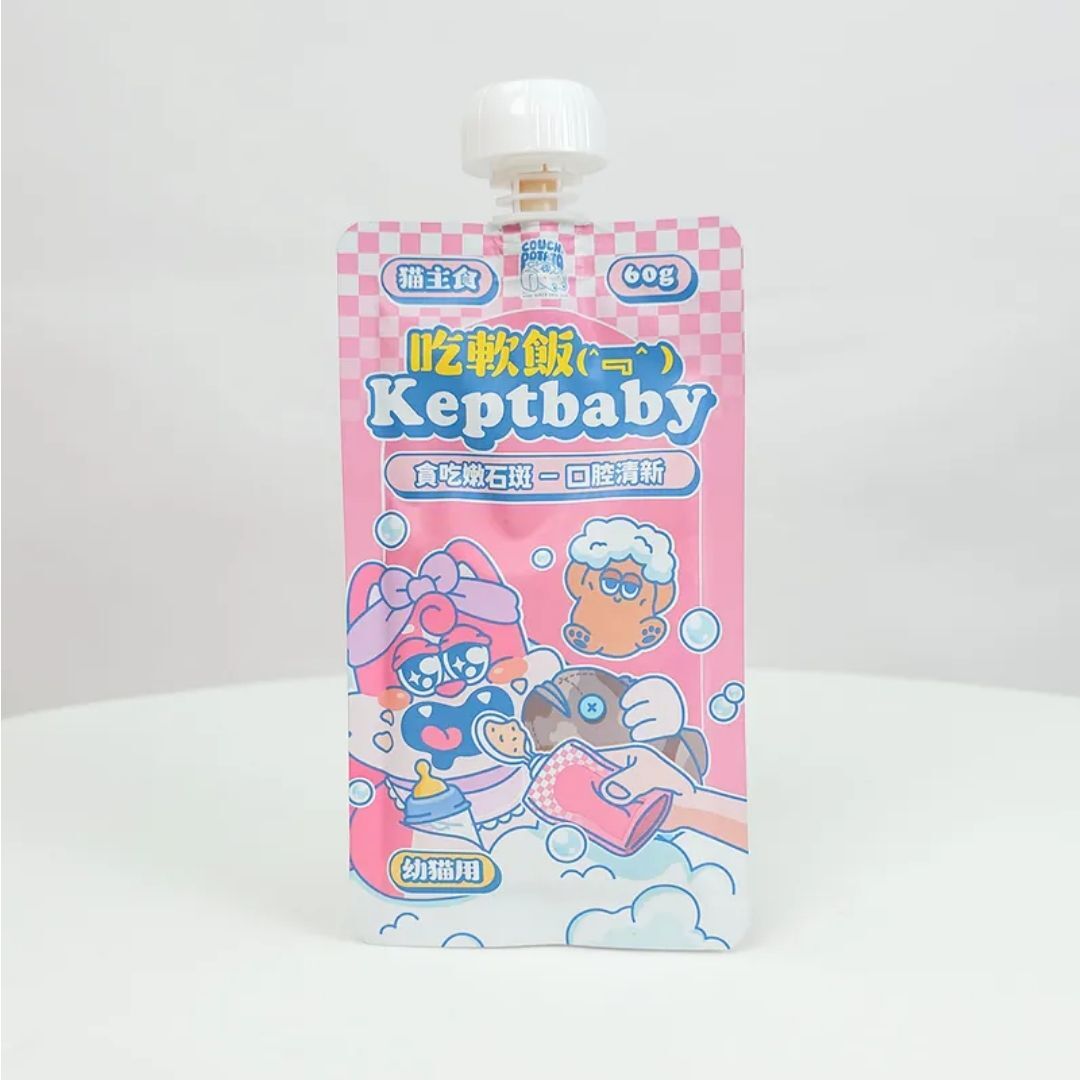 沙發馬鈴薯 吃軟飯貓用主食餐包 - 貪吃嫩石斑 (幼貓用) 60g