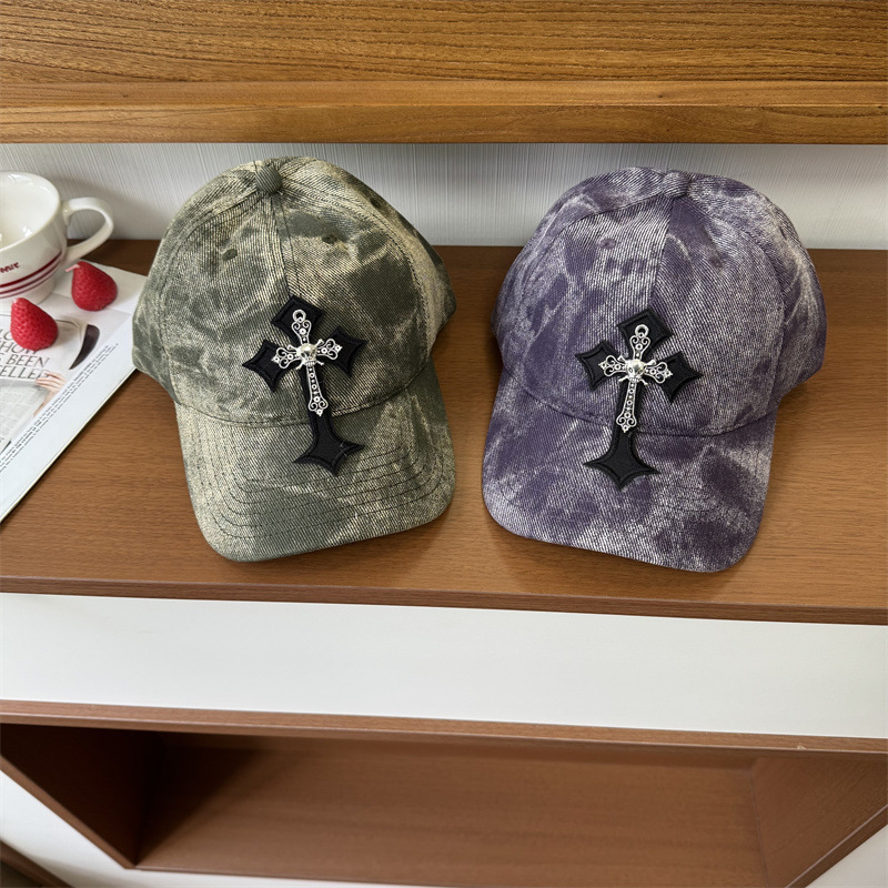 十字水洗扎染帽