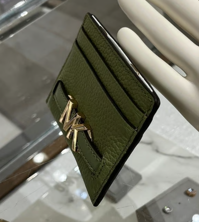 [S] MICHAEL KORS 35S3G6RD3L REED LG CARD HOLDER LEATHER,LIGHT SAGE, 196163779225 (SMK412)