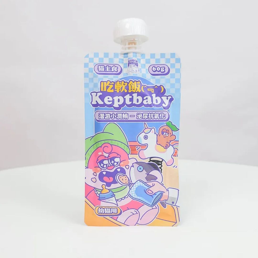 沙發馬鈴薯 吃軟飯貓用主食餐包 - 潛游小潤鮪 (幼貓用) 60g