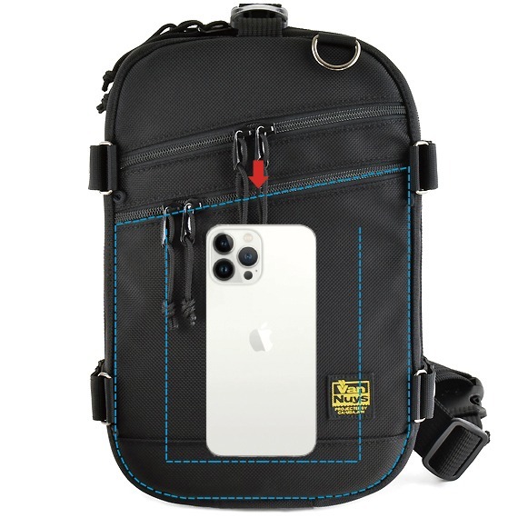 Vanuuys Premium Double Straps Crossbody Bag