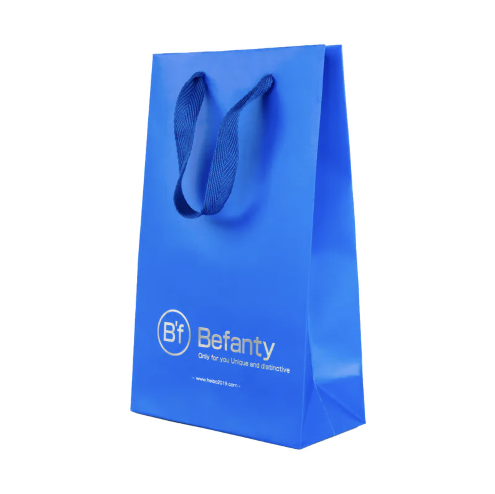 【 B'f 】藍色精裝紙袋1入