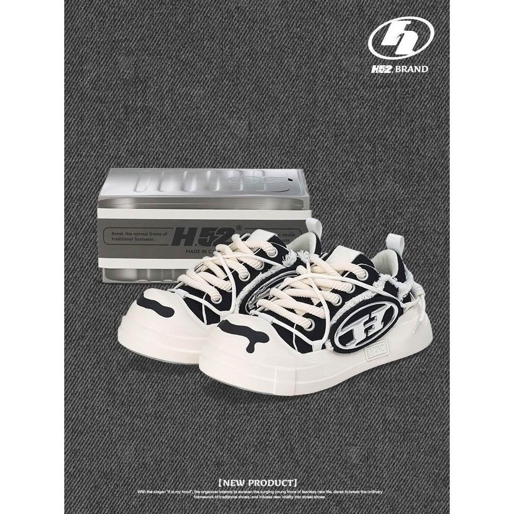 H52 V2 二代 開口笑 解構鞋 冰淇淋 STAY HUNGRY 黑白色