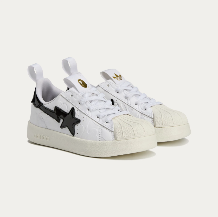 【 adidas x Bape Adiform SSTR 360 C Sneaker 限定聯名鞋 - 大童款 】