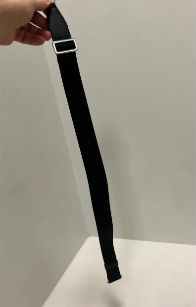 [S] MICHAEL KORS 35S4STVN7C JET SET TRAVEL 35MM SOLID WEBBING STRAP,BLACK, 196237634375 (SMK935)