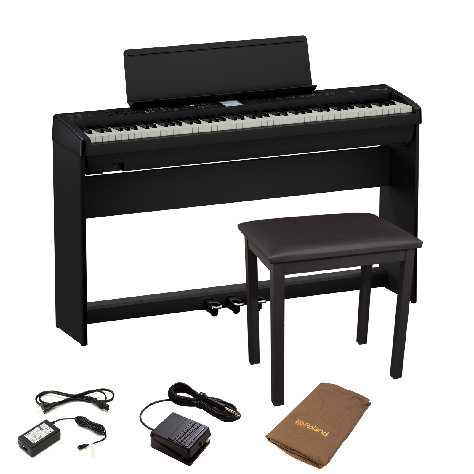 ROLAND FP-E50 88鍵 電鋼琴 自動伴奏 合成器 可接麥克風 套裝售