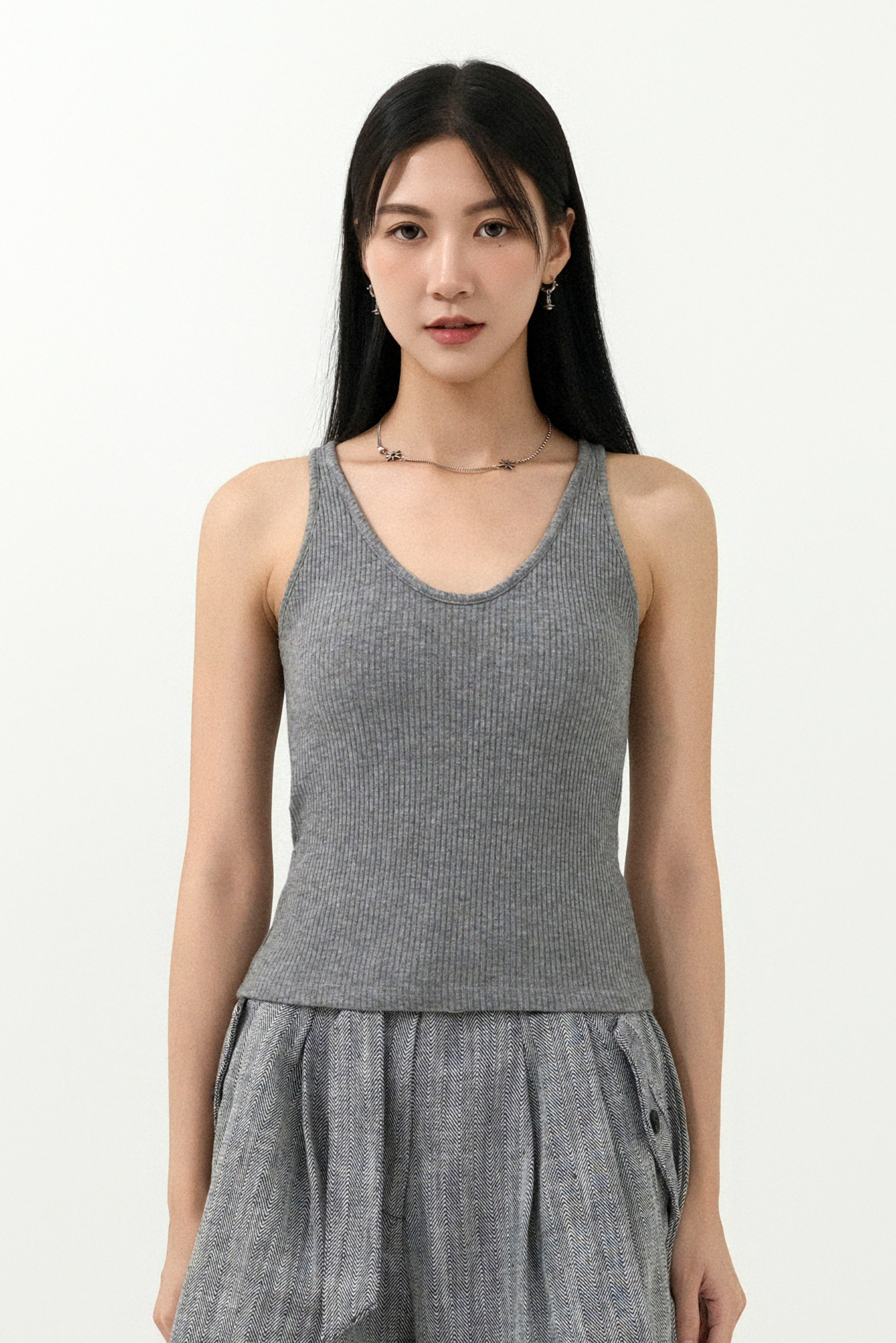 羅紋背心型bra top (預購產品）