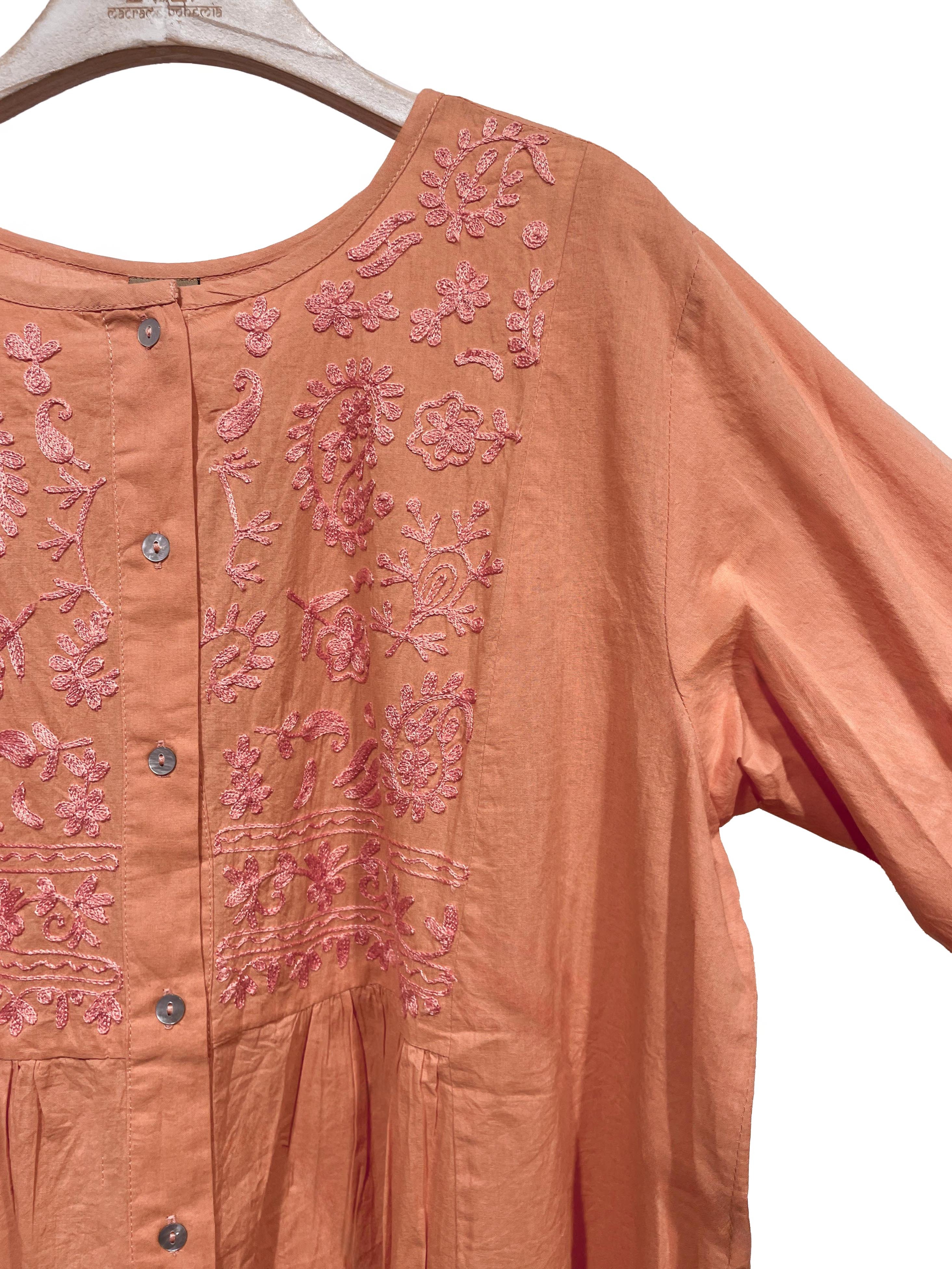 Ga-on 上衣 - GIBL528HOG - 橙色 F15 / 白色 F16