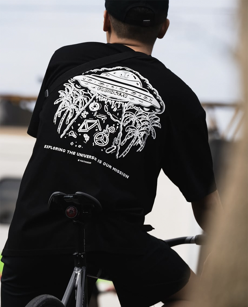 FaithGear COW宇宙騎行TEE - 黑