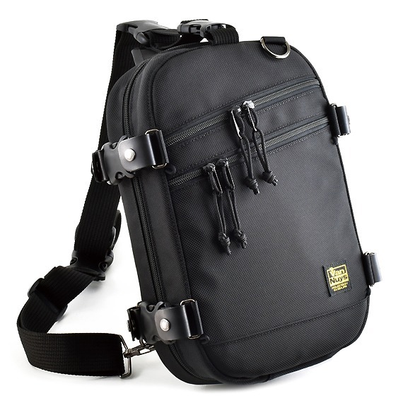 VanNuys 雙拉鍊側身單肩包