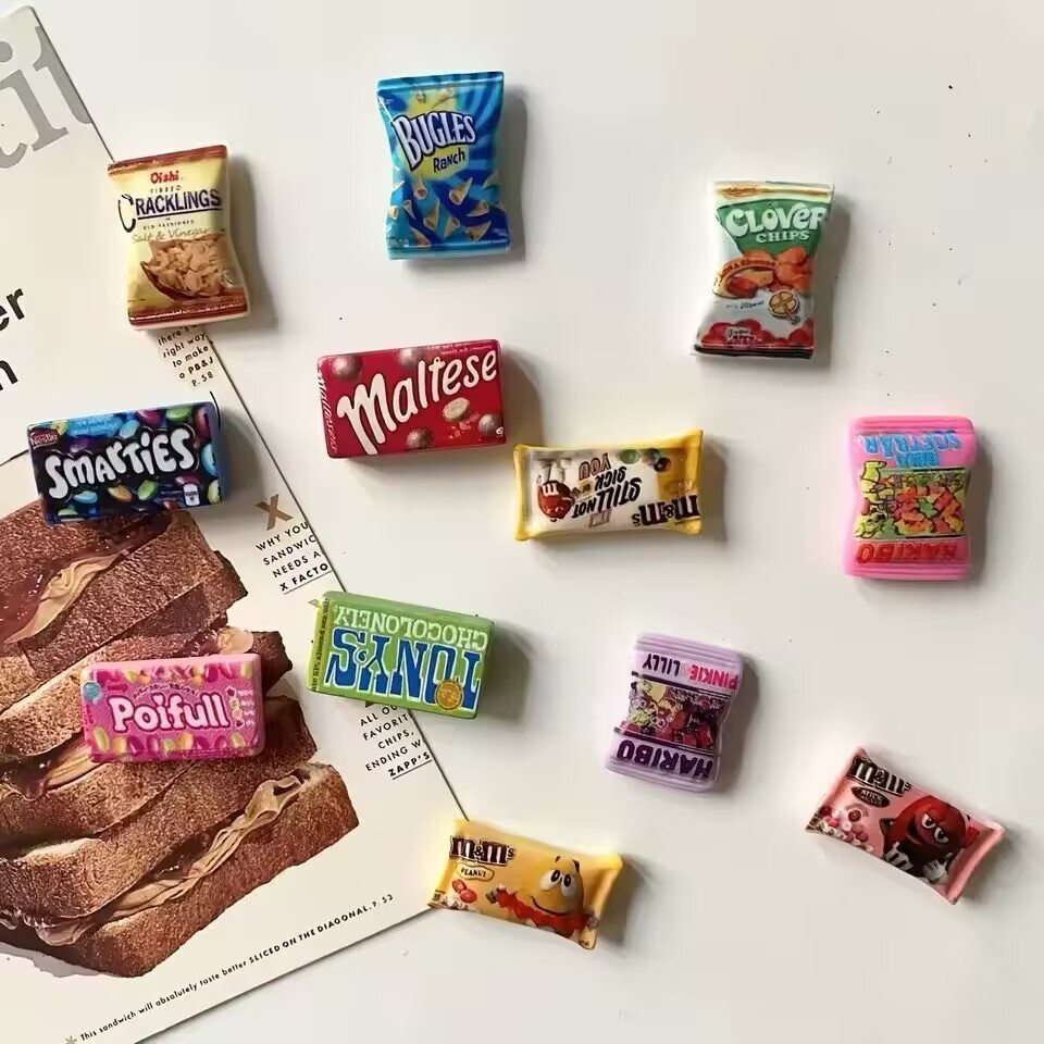 《6226》零食系列迷你冰箱磁鐵（8入）