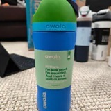 [S] OWALA GREEN MACHINE KIDS FREESIP - STAINLESS STEEL, 16 OZ, 847280080540 (SO20)