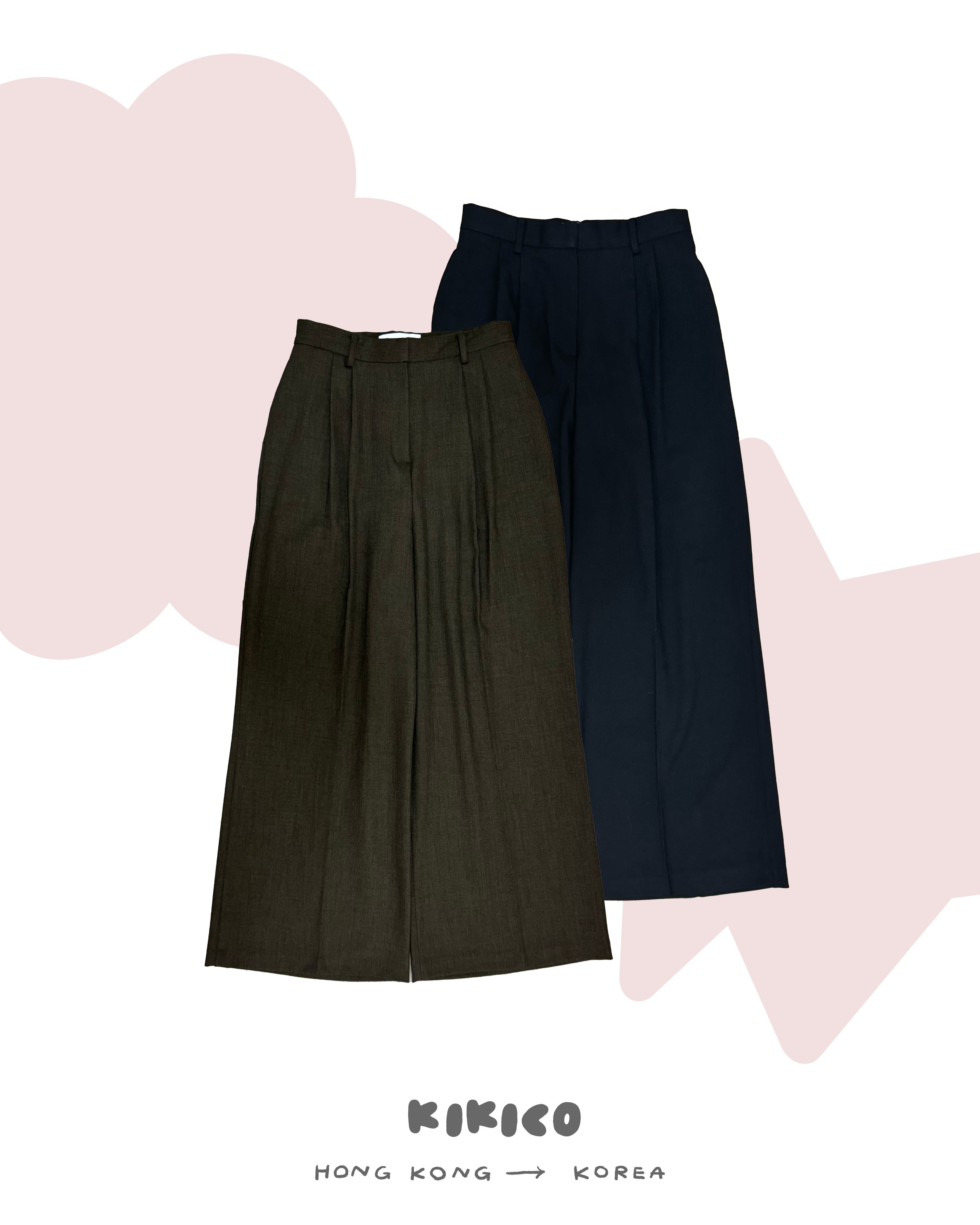 靚料氣質西裝長褲