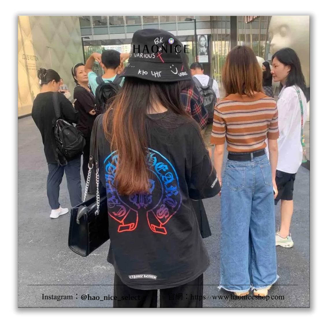 【HAO NICE】古典美學🖼️Chrome Hearts克羅心 漸變色梵文logo短袖 短T 圖騰