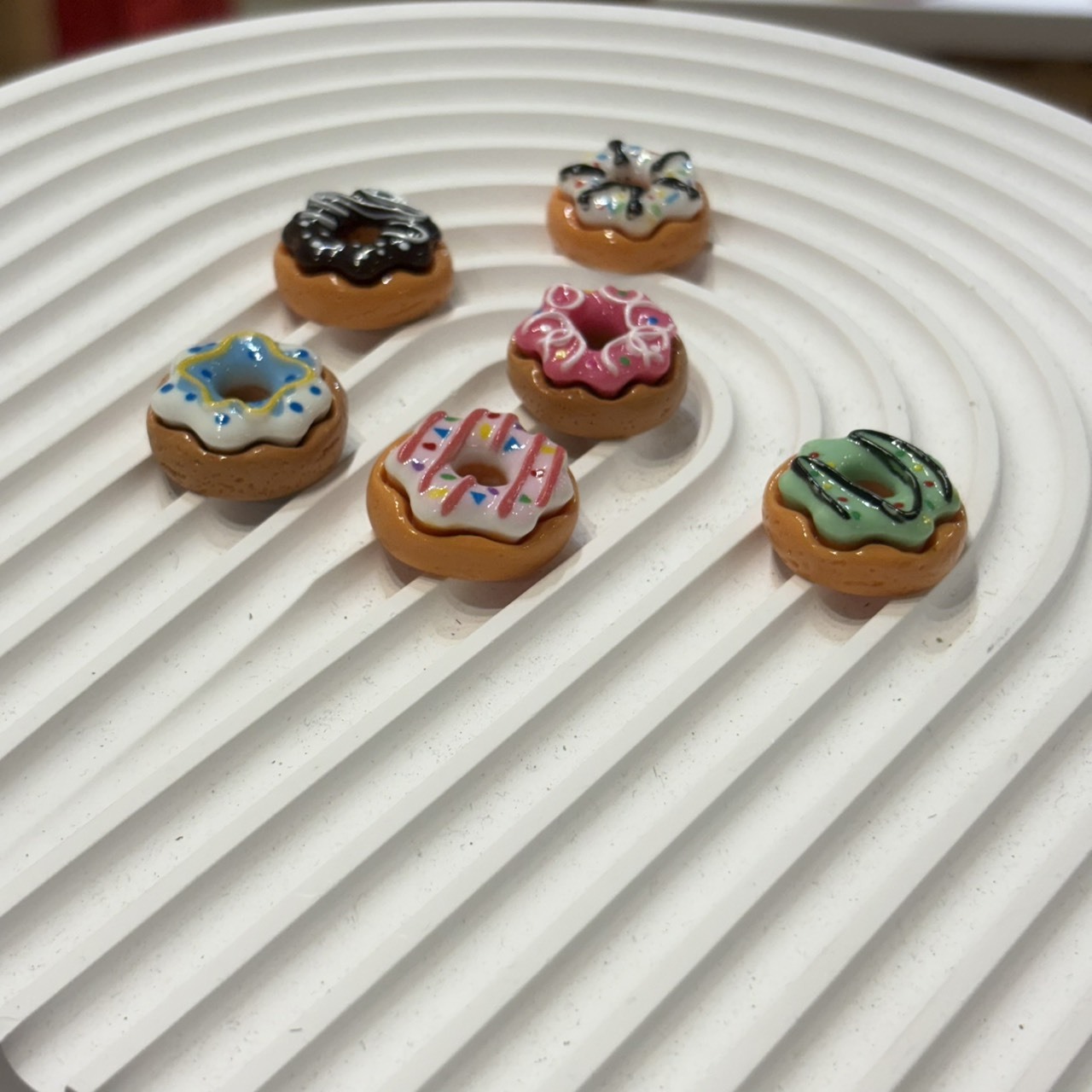 《6228》好吃甜甜圈迷你冰箱磁鐵（6入）