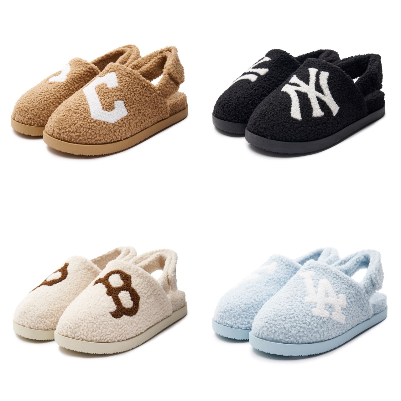 MLB 毛毛拖鞋/清貨價貨品,不設退換（K9 MLB853）