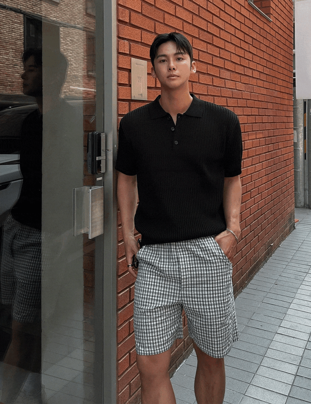 Roel 亞麻領針織衫