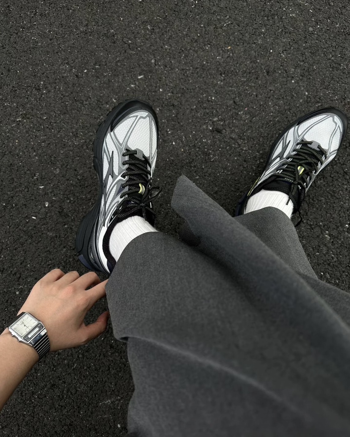 Mizuno Halo Mix TL 美津濃 復古 防潑水 耐磨 黑銀