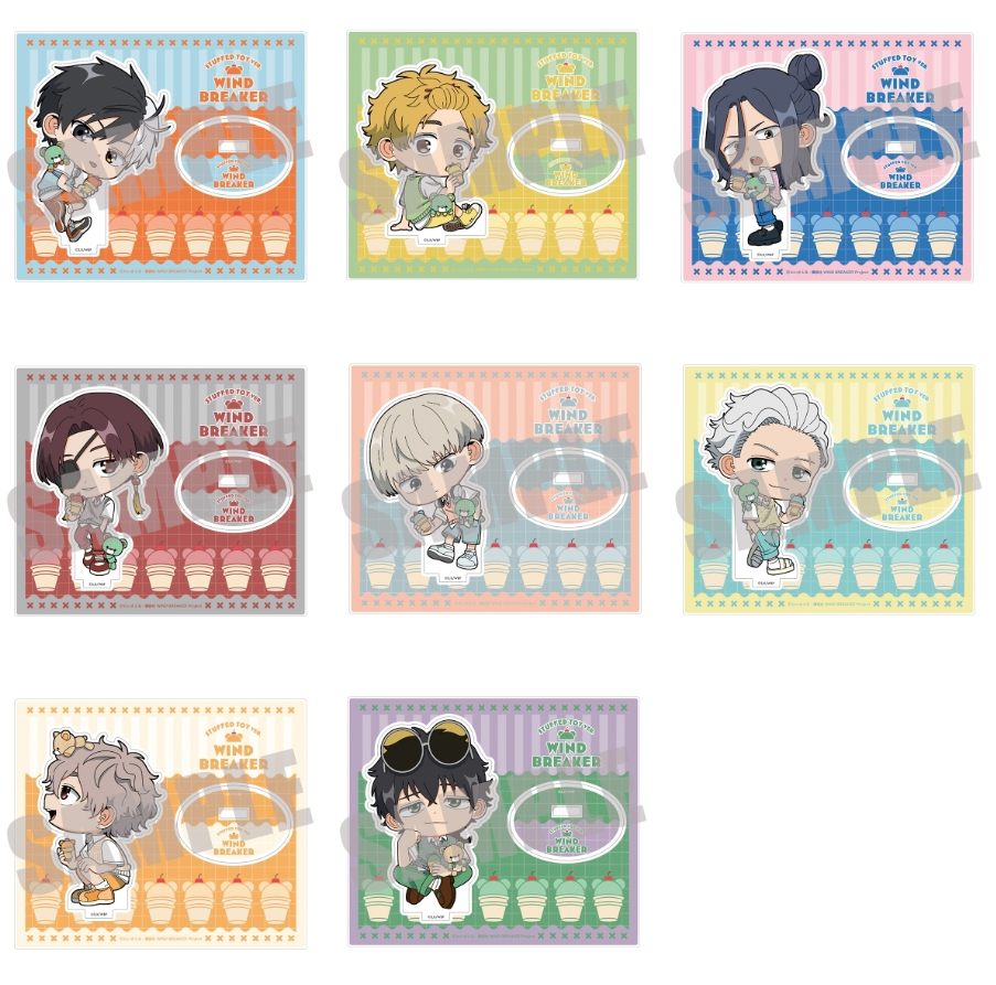 [代購][預訂] WIND BREAKER STUFFED TOY ver. Q版 立牌