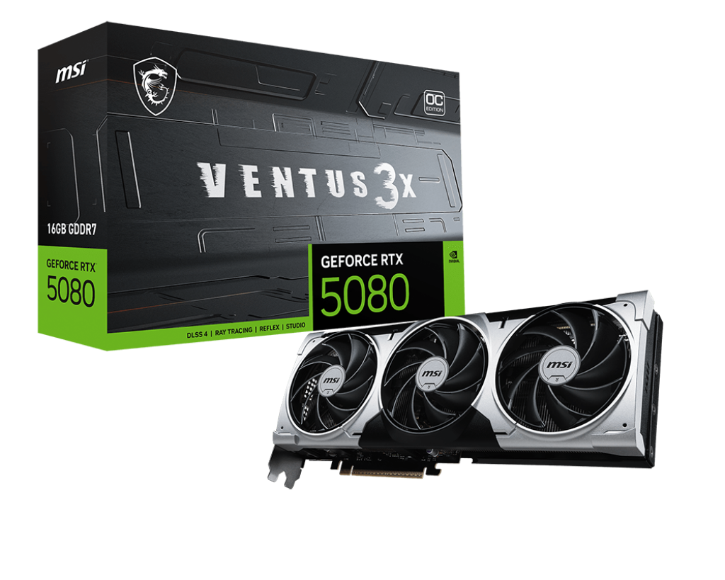 微星 RTX5080 16G VENTUS 3X OC PLUS