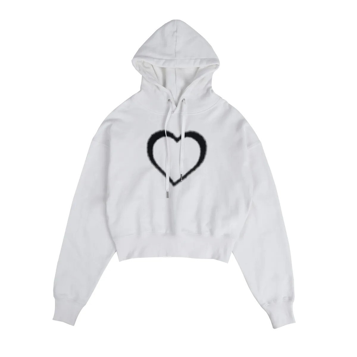 (現貨) aeae - love crop hoodie (white)