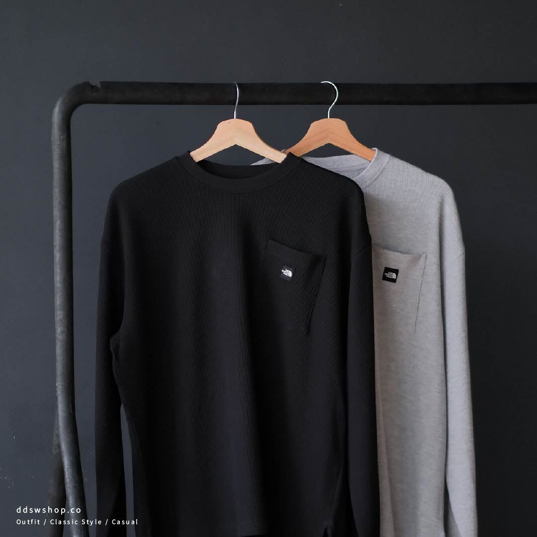 "代購" The North Face White Label WAFFLE L/S R/TEE 華夫格 長袖