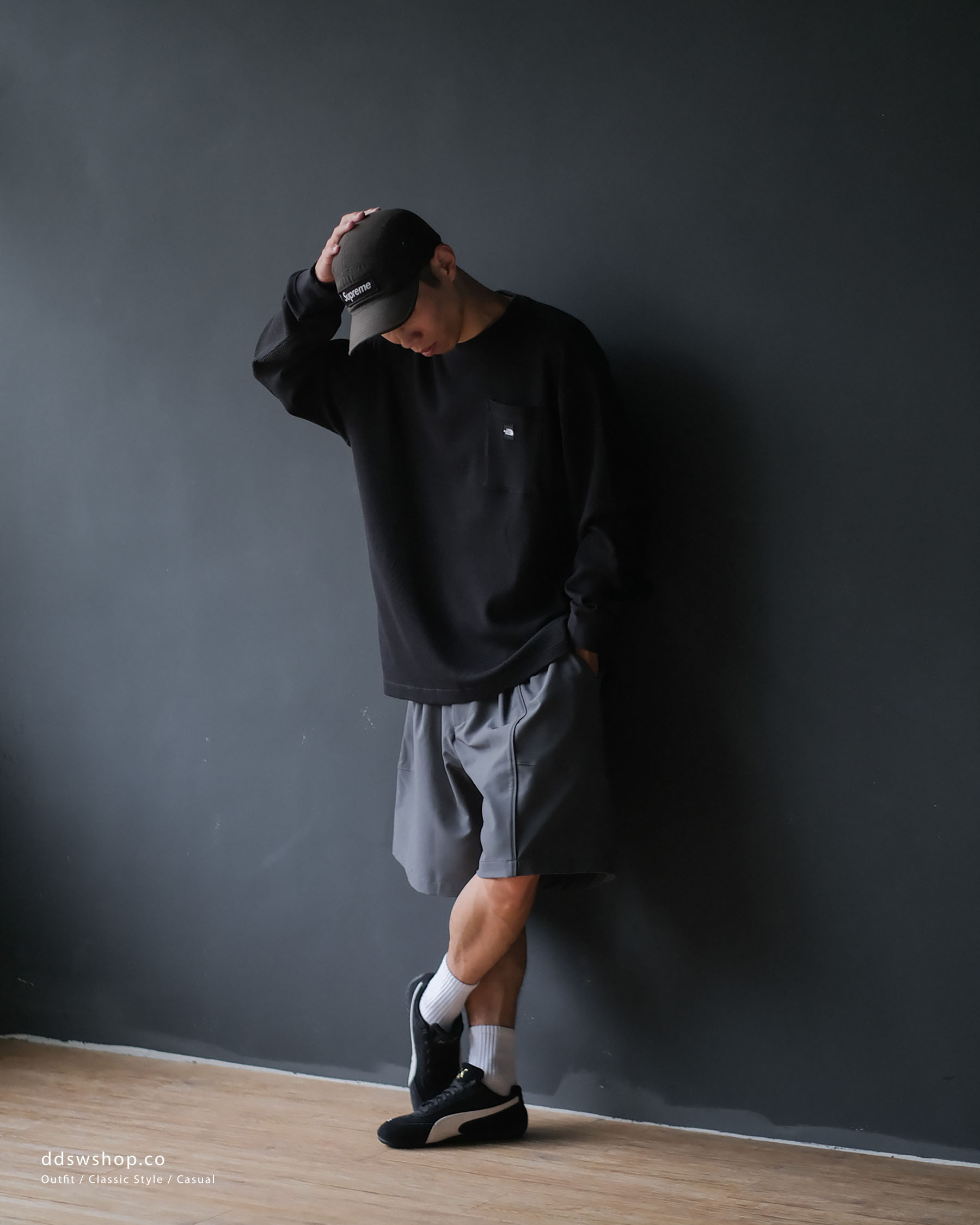 "代購" The North Face White Label WAFFLE L/S R/TEE 華夫格 長袖